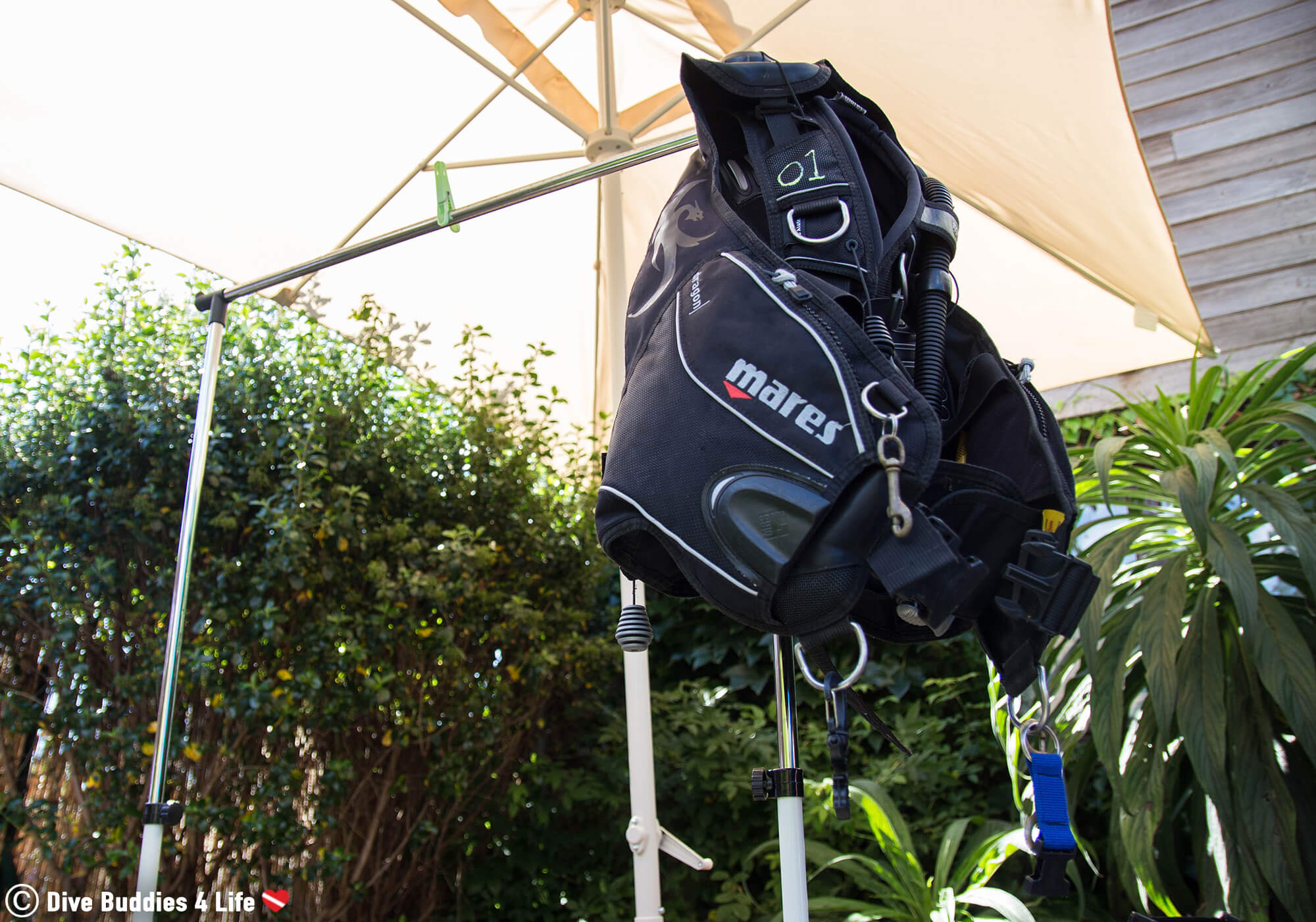 A BCD Hanging Out To Dry Away From The Sun In Brittany, France, Europe