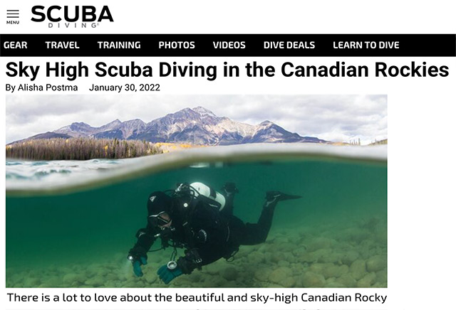 Alpine Alberta Diving With Scuba Diving Online