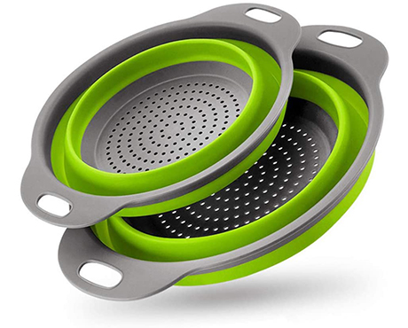Collapsible Strainer For Camping And Van Travel