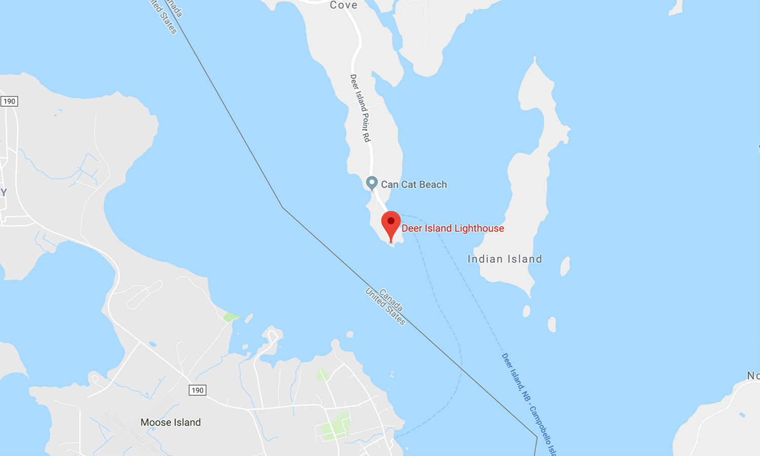 Deer Island Point Lighthouse And Dive Site, Deer Island, New Brunswick, Canada Scuba Diving Site