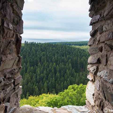 Germany Castle Window Looking Out Onto The Countryside, Dive Buddies