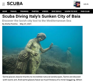 Italy's Sunken City Of Baia Scuba Diving Online Article