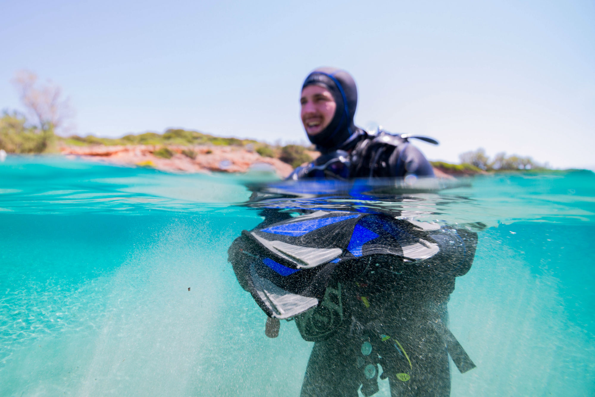 Joey Finishing The Dive