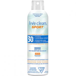 Live Clean Sport Sunscreen Scuba Shop Product