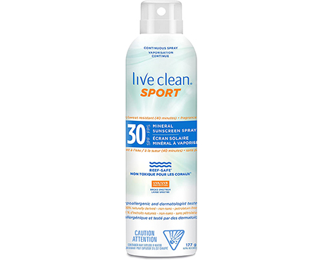 Live Clean Sport Sunscreen Scuba Shop Product