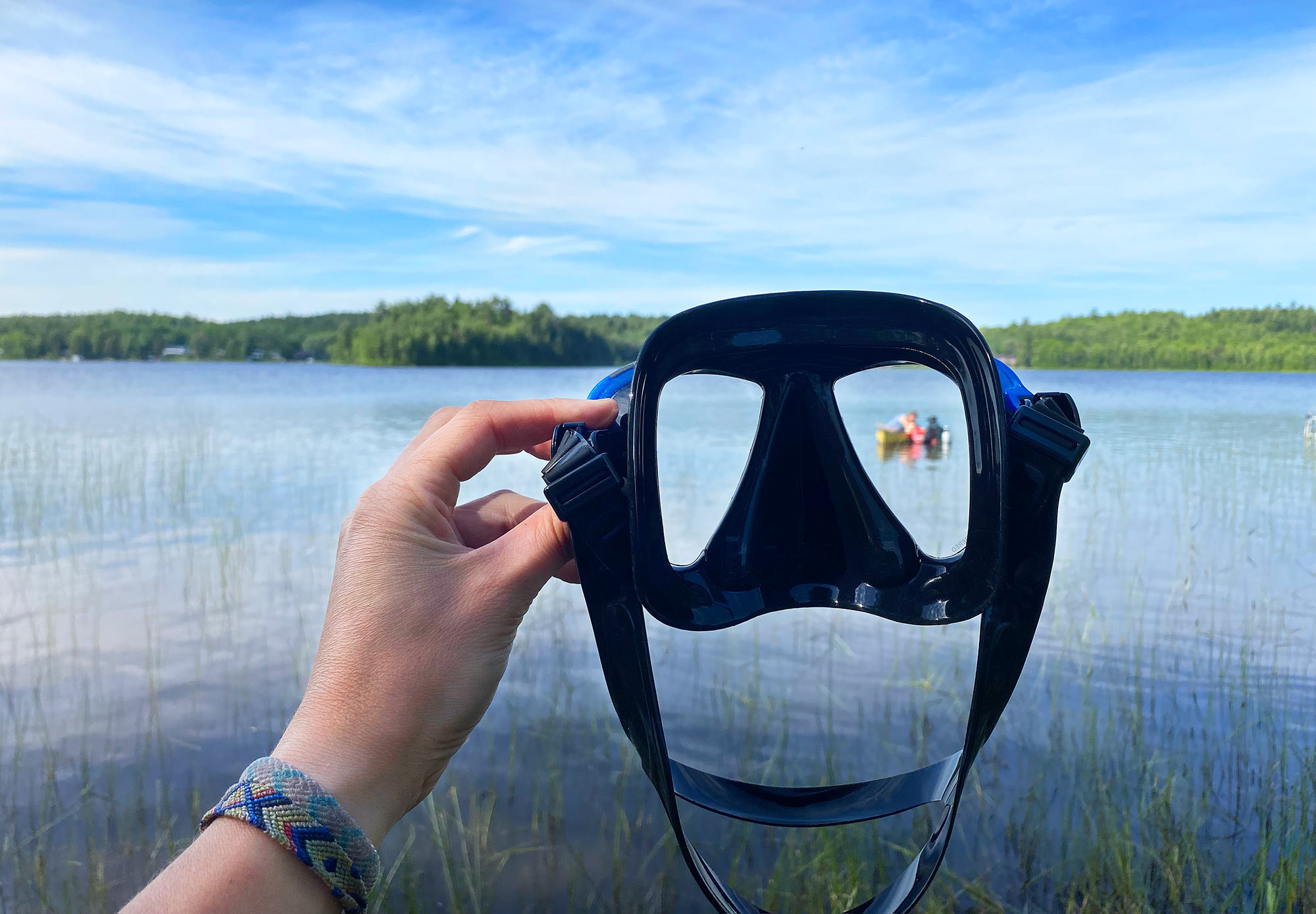 Scuba Diving with a Tidal Mask