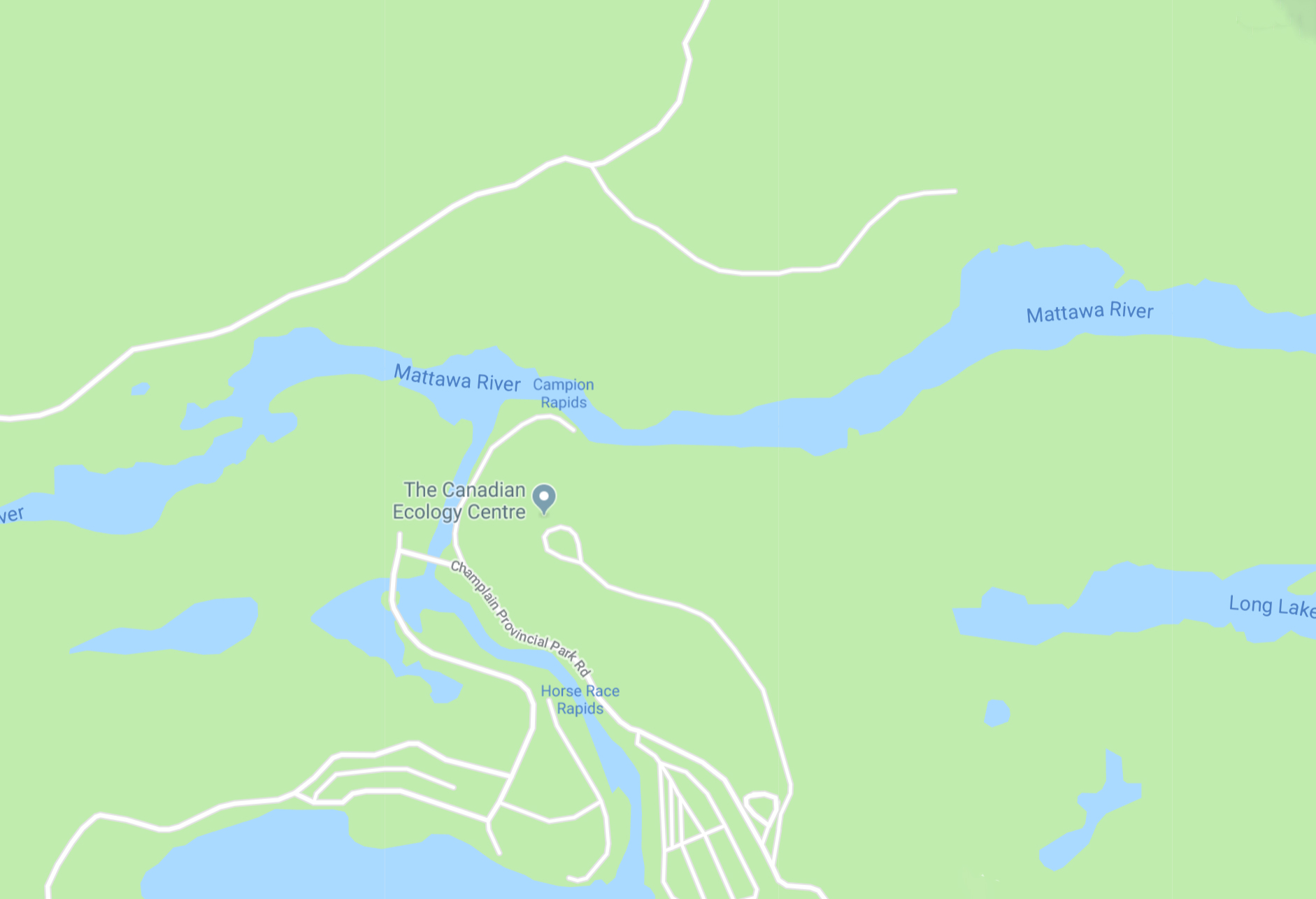 Samuel De Champlain Google Map Of The Dive Site, Ontario Parks Scuba Diving, Canadian Splash