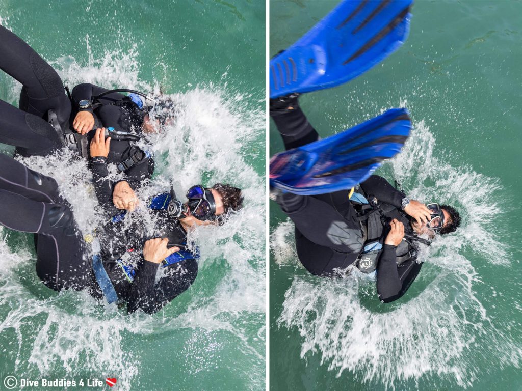 A Guide for Backroll Scuba Entries Dive Buddies 4 Life