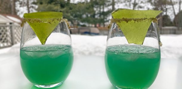 Sea Glass Punch Glasses Ready To Drink