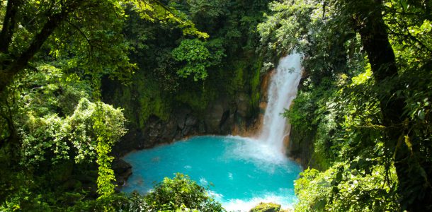 The Azure Rio Celeste Waterfalls