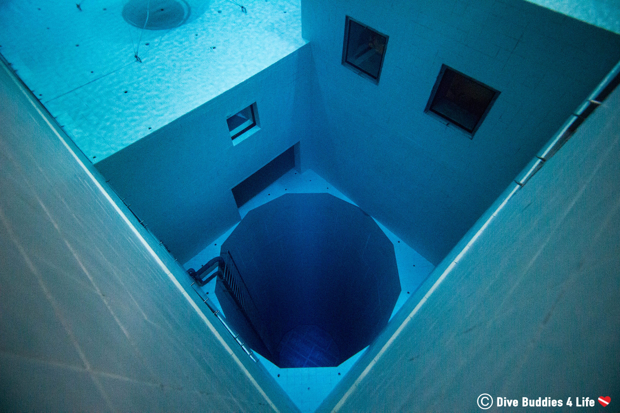 The Deepest Pit In The Nemo 33 Indoor Pool In Belgium, Europe 