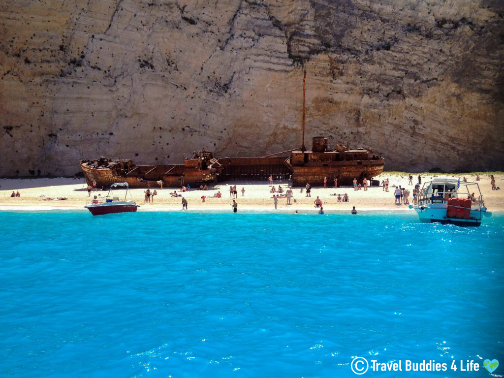 The Old Shipwreck On Navigo Beach, Zakynthos Island, Greece