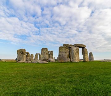 The Stonehenge Prehistoric Rock Formation In England, UK