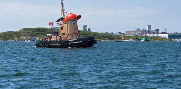 Theodore The Tug Boat In The Halifax Harbour, Nova Scotia, Canadian Splash Scuba Diving