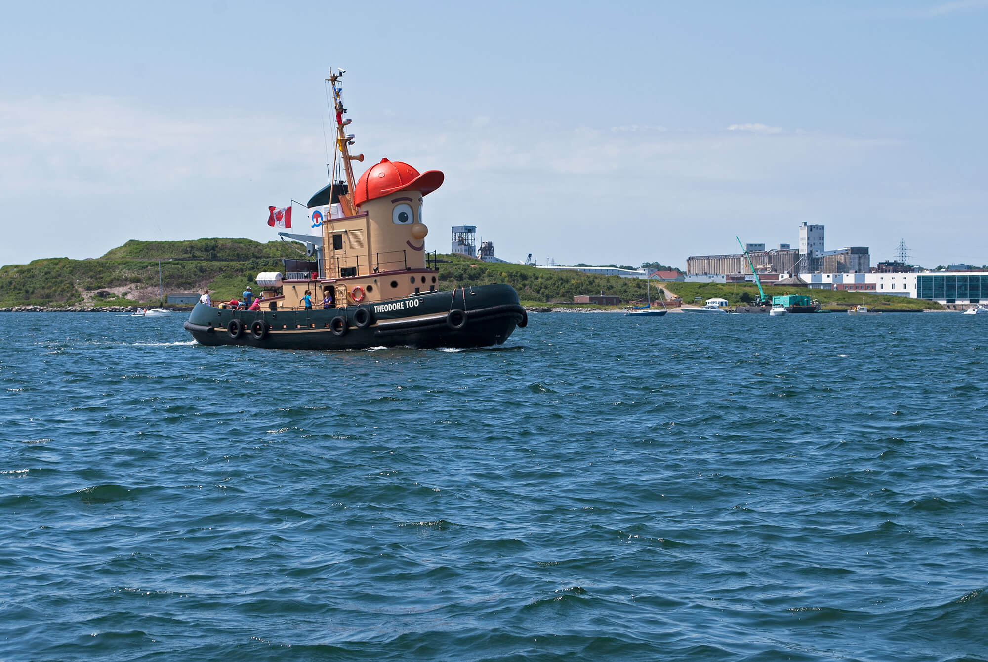 Theodore The Tug Boat In The Halifax Harbour, Nova Scotia, Canadian Splash Scuba Diving